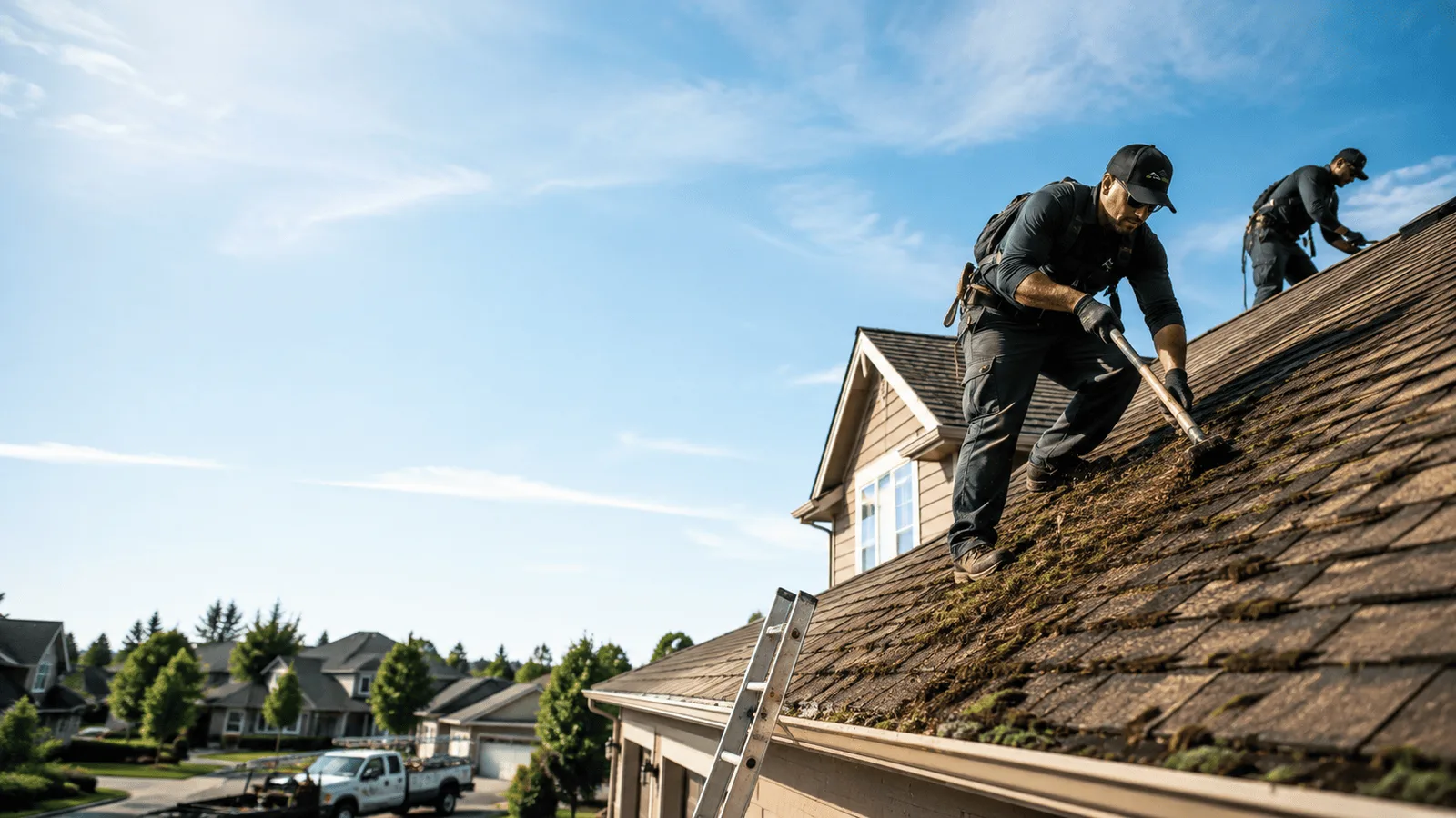 Roof Moss Removal in Queen Anne, MD near me